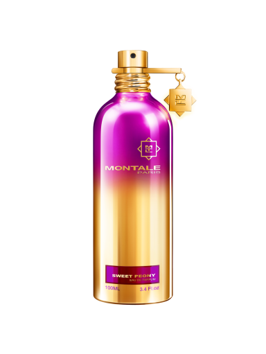 <p>Pivoine sucrée sur fond boisé et épicé.</p>